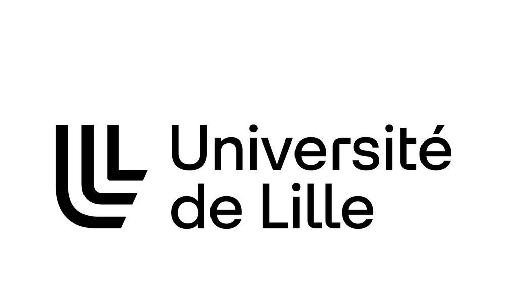 Logo de l’Université de lille (un L dessiné par 3 sillons parallèles + Université de Lille écrit à droite)