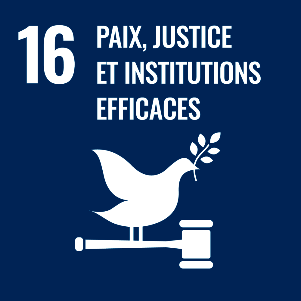 ODD 16 − Paix, justice et institutions efficaces (fichier .docx)